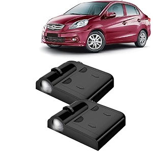 kingsway honda shadow light ir projector ghost lamp compatible with amaze 2013-2018 3d welcome design projected on the ground when you open the car door pack of 2 pcs
