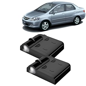 kingsway honda shadow light ir projector ghost lamp compatible with city 2003-2008 3d welcome design projected on the ground when you open the car door pack of 2 pcs
