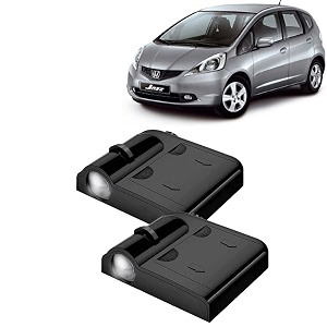 kingsway honda shadow light ir projector ghost lamp compatible with jazz 2009-2014 3d welcome design projected on the ground when you open the car door pack of 2 pcs