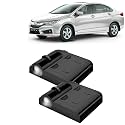 KINGSWAY® Honda Shadow Light IR Projector Ghost Lamp Compatible with City (2014-2016), 3D Welcome Design Projected on the Ground, When you Open the Car Door, Pack of 2 Pcs