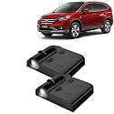 KINGSWAY® Honda Shadow Light IR Projector Ghost Lamp Compatible with CRV (2012-2018), 3D Welcome Design Projected on the Ground, When you Open the Car Door, Pack of 2 Pcs