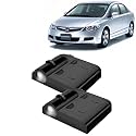 KINGSWAY® Honda Shadow Light IR Projector Ghost Lamp Compatible with Civic (2006-2015), 3D Welcome Design Projected on the Ground, When you Open the Car Door, Pack of 2 Pcs