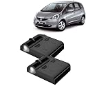 KINGSWAY® Honda Shadow Light IR Projector Ghost Lamp Compatible with Jazz (2009-2014), 3D Welcome Design Projected on the Ground, When you Open the Car Door, Pack of 2 Pcs