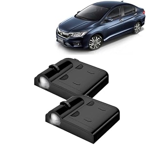 kingsway honda shadow light ir projector ghost lamp compatible with city 2017-2019 3d welcome design projected on the ground when you open the car door pack of 2 pcs