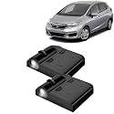 KINGSWAY® Honda Shadow Light IR Projector Ghost Lamp Compatible with Jazz (2018 Onwards), 3D Welcome Design Projected on the Ground, When you Open the Car Door, Pack of 2 Pcs