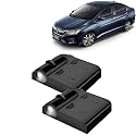 KINGSWAY® Honda Shadow Light IR Projector Ghost Lamp Compatible with City (2017-2019), 3D Welcome Design Projected on the Ground, When you Open the Car Door, Pack of 2 Pcs