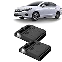 KINGSWAY® Honda Shadow Light IR Projector Ghost Lamp Compatible with City (2020-2022), 3D Welcome Design Projected on the Ground, When you Open the Car Door, Pack of 2 Pcs