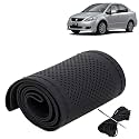 KINGSWAY PU Leatherite Car Steering Cover Sewable