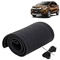 KINGSWAY PU Leatherite Car Steering Cover Sewable