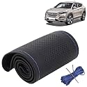 KINGSWAY PU Leatherite Car Steering Cover Sewable