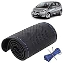 KINGSWAY PU Leatherite Car Steering Cover Sewable