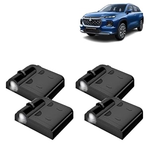 kingsway maruti suzuki shadow light compatible with grand vitara year 2022 onwards ir led projector ghost lamp ambient light car accessories 3d logo of car brand projected on the ground pack of 4