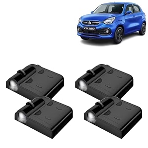 kingsway maruti suzuki shadow light compatible with celerio year 2021 onwards ir led projector ghost lamp ambient light car accessories 3d logo of car brand projected on the ground pack of 4 pcs