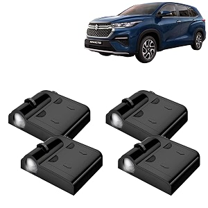 kingsway maruti suzuki shadow light compatible with invicto year 2023 onwards ir led projector ghost lamp ambient light car accessories 3d logo of car brand projected on the ground pack of 4 pcs
