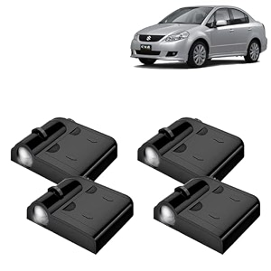kingsway maruti suzuki shadow light compatible with sx4 year 2007 to 2013 ir led projector ghost lamp ambient light car accessories 3d logo of car brand projected on the ground pack of 4 pcs