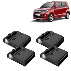 kingsway maruti suzuki shadow light compatible with wagon r stingray year 2014 to 2018 ir led projector ghost lamp ambient light car accessories 3d logo of car brand projected on the ground 4 pcs