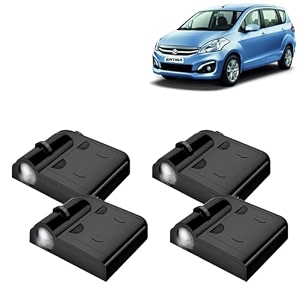 kingsway maruti suzuki shadow light compatible with ertiga year 2016 to 2018 ir led projector ghost lamp ambient light car accessories 3d logo of car brand projected on the ground pack of 4 pcs