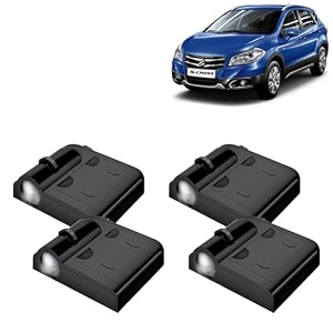 kingsway maruti suzuki shadow light compatible with s cross year 2014 to 2017 ir led projector ghost lamp ambient light car accessories 3d logo of car brand projected on the ground pack of 4 pcs