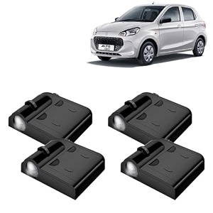 kingsway maruti suzuki shadow light compatible with alto k10 year 2022 to 2023 ir led projector ghost lamp ambient light car accessories 3d logo of car brand projected on the ground pack of 4 pcs