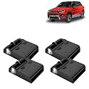 KINGSWAY® Maruti Suzuki Shadow Light Compatible with Vitara Brezza (Year 2020 to 2022) IR LED Projector Ghost Lamp Ambient Light Car Accessories, 3D Logo of Car Brand Projected on the Ground, 4 Pcs