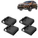 KINGSWAY® Maruti Suzuki Shadow Light Compatible with S Cross (Year 2020 to 2022) IR LED Projector Ghost Lamp Ambient Light Car Accessories, 3D Logo of Car Brand Projected on the Ground, Pack of 4 Pcs