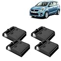 KINGSWAY® Maruti Suzuki Shadow Light Compatible with Ertiga (Year 2012 to 2016), IR LED Projector Ghost Lamp Ambient Light, Car Accessories, 3D Logo of Car Brand Projected on the Ground, Pack of 4 Pcs