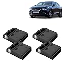 KINGSWAY® Maruti Suzuki Shadow Light Compatible with Baleno (Year 2022 Onwards), IR LED Projector Ghost Lamp Ambient Light, Car Accessories, 3D Logo of Car Brand Projected on the Ground, Pack of 4 Pcs