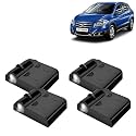 KINGSWAY® Maruti Suzuki Shadow Light Compatible with S Cross (Year 2014 to 2017) IR LED Projector Ghost Lamp Ambient Light Car Accessories, 3D Logo of Car Brand Projected on the Ground, Pack of 4 Pcs