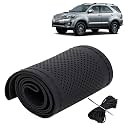 KINGSWAY PU Leatherite Car Steering Cover Sewable