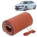 KINGSWAY PU Leatherite Car Steering Cover Sewable