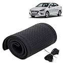 KINGSWAY PU Leatherite Car Steering Cover Sewable