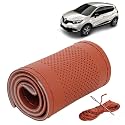 KINGSWAY PU Leatherite Car Steering Cover Sewable