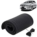 KINGSWAY PU Leatherite Car Steering Cover Sewable