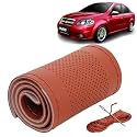 KINGSWAY PU Leatherite Car Steering Cover Sewable