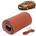 KINGSWAY PU Leatherite Car Steering Cover Sewable