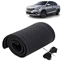 KINGSWAY PU Leatherite Car Steering Cover Sewable