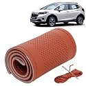 KINGSWAY PU Leatherite Car Steering Cover Sewable