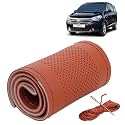 KINGSWAY PU Leatherite Car Steering Cover Sewable