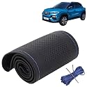 KINGSWAY PU Leatherite Car Steering Cover Sewable