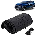KINGSWAY PU Leatherite Car Steering Cover Sewable