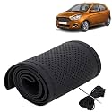 KINGSWAY PU Leatherite Car Steering Cover Sewable