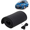KINGSWAY PU Leatherite Car Steering Cover Sewable