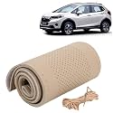 KINGSWAY PU Leatherite Car Steering Cover Sewable