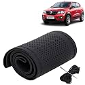 KINGSWAY PU Leatherite Car Steering Cover Sewable