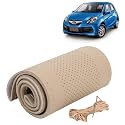 KINGSWAY PU Leatherite Car Steering Cover Sewable