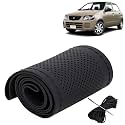 KINGSWAY PU Leatherite Car Steering Cover Sewable
