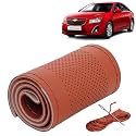 KINGSWAY PU Leatherite Car Steering Cover Sewable