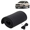 KINGSWAY PU Leatherite Car Steering Cover Sewable