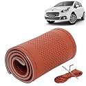 KINGSWAY PU Leatherite Car Steering Cover Sewable