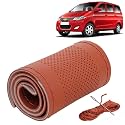 KINGSWAY PU Leatherite Car Steering Cover Sewable